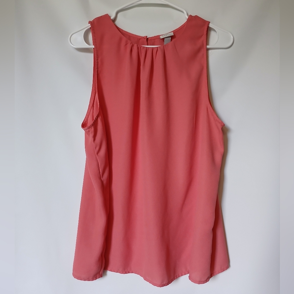 A New Day Womens Tank Top Size L Color Coral Orange